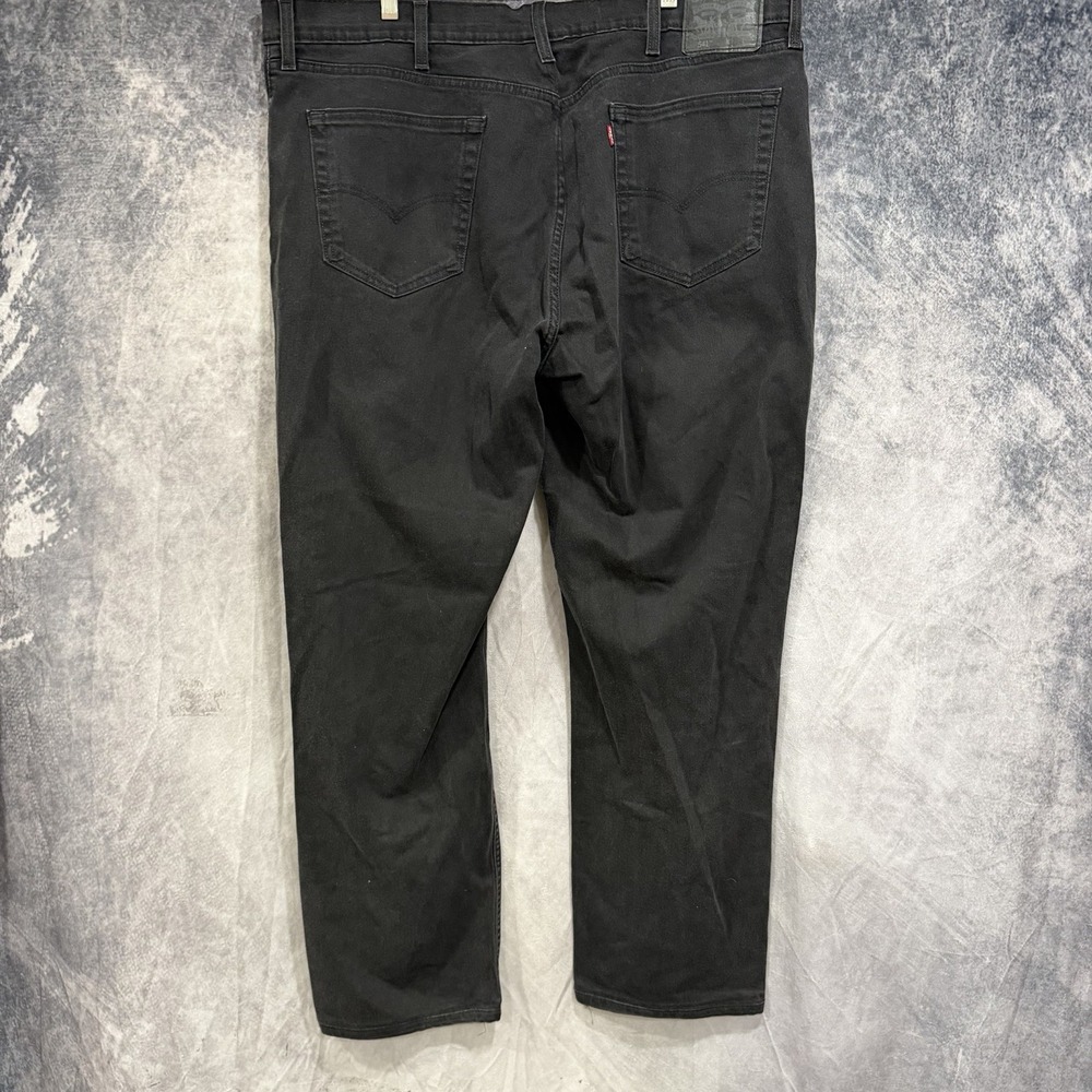 Levi's 541 Athletic Taper Men's Jeans W42 L36 Black Stretch Denim